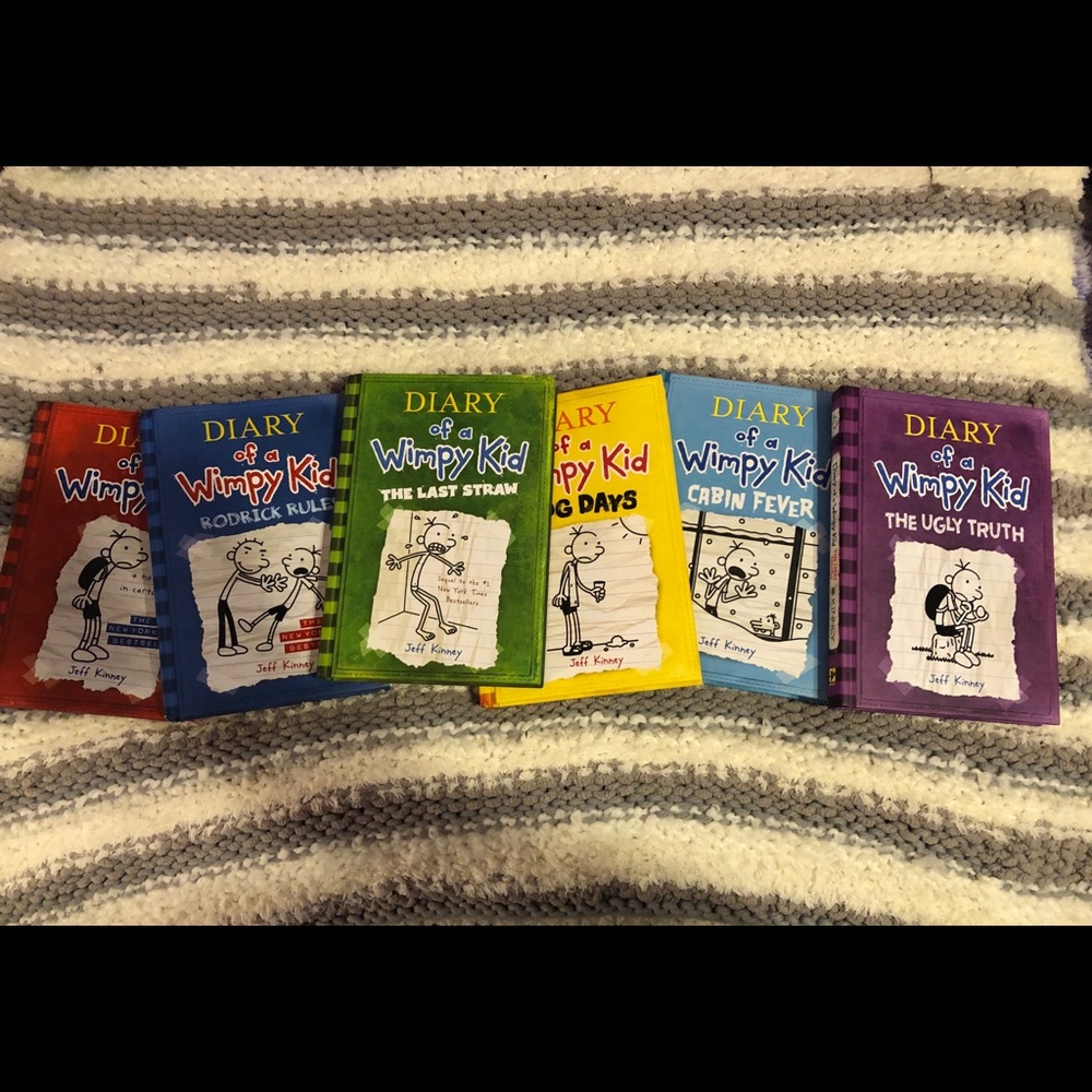 Diary of a Wimpy Kid Hardcover Novel Set 1-6